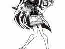 Coloriage Monster High Ghoulia Yelps Lecture Magazine à Monster High Coloriage