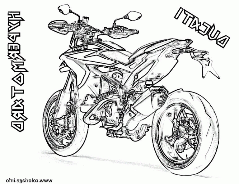 Coloriage Moto Cross À Imprimer Impressionnant Galerie serapportantà Dessin Moto De Course 