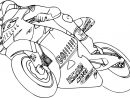 Coloriage Moto De Course À Imprimer destiné Dessin Moto Enfant