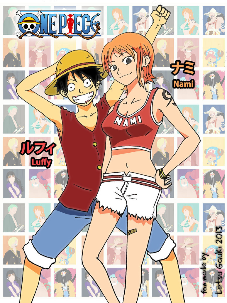 Coloriage Nami Et Luffy À Imprimer avec Dessin One Piece A Imprimer Gratuitement 