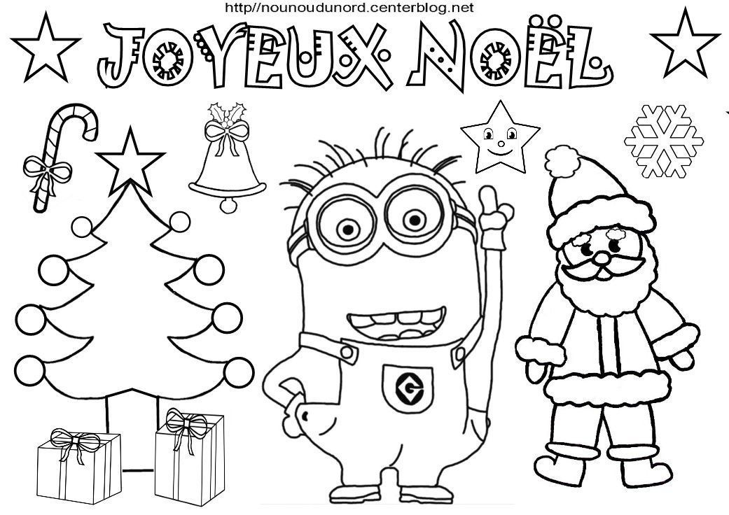 Coloriage Noel Heros Des Enfants serapportantà Coloriage De Joyeux Noel 