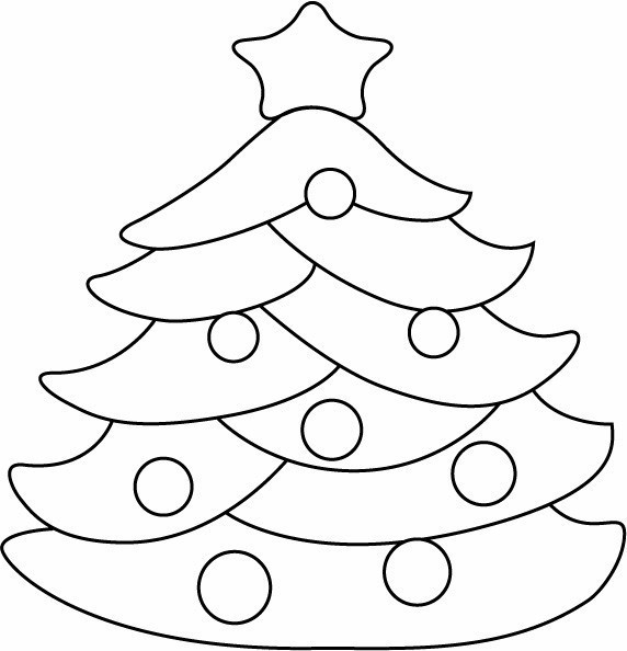 Coloriage - Noël : Sapin 12 - 10 Doigts destiné Sapin Coloriage Imprimer 