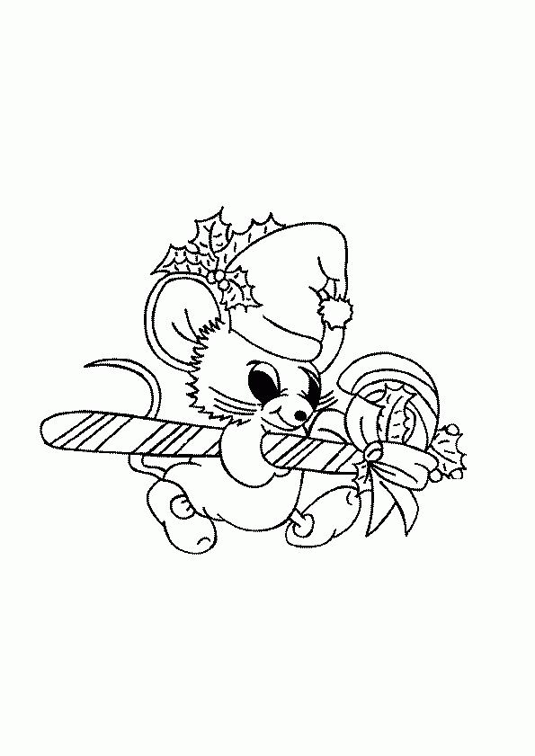 Coloriage Noel Souris Sur Hugolescargot intérieur Coloriage Souris 