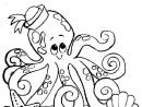 Coloriage Octopus Marin Pour Enfant Dessin Gratuit À Imprimer serapportantà Coloriage Animaux Marins A Imprimer