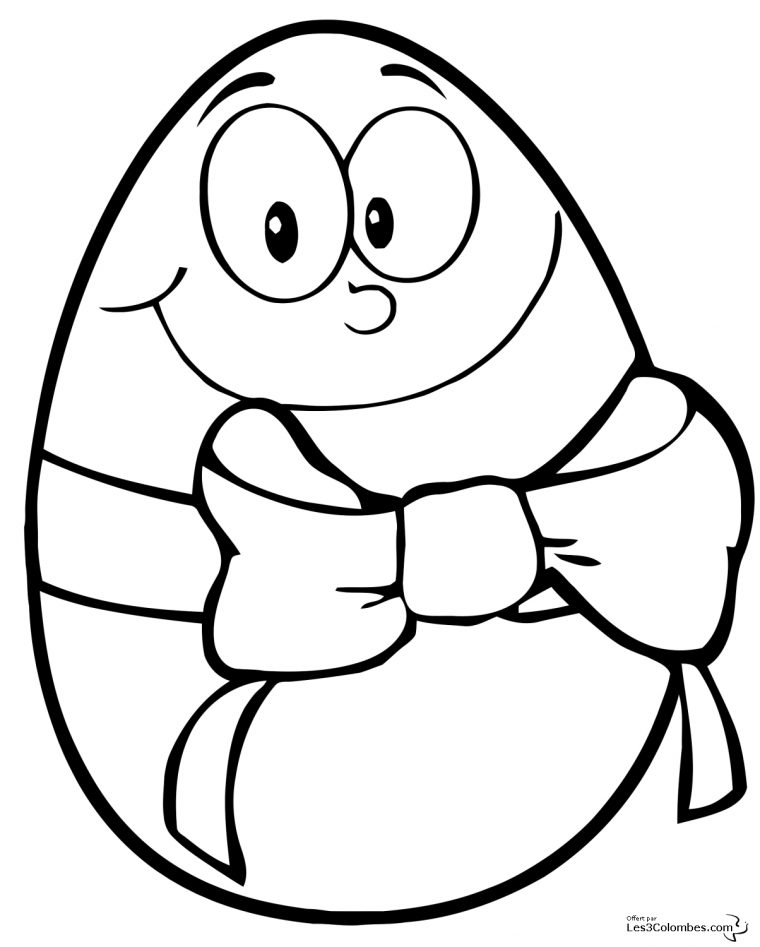 Coloriage Oeuf Kinder De Paques 1 – Coloriage En Ligne pour Coloriage Oeuf De Paque