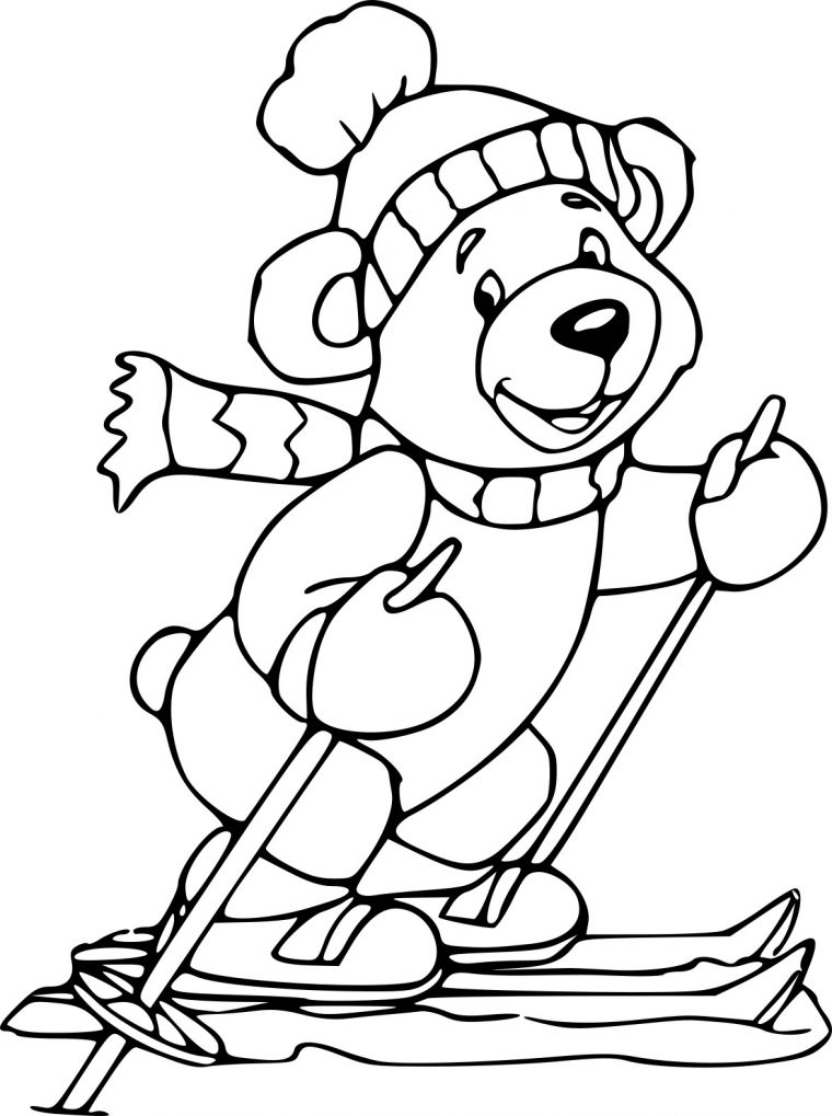 Coloriage Ourson Noël À Imprimer concernant Dessin De Noel A Colorier Gratuit