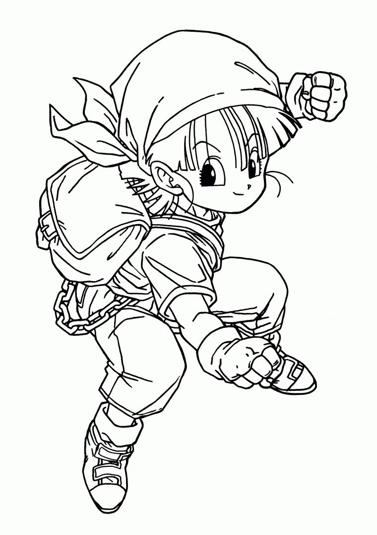 Coloriage Pan Dragon Ball Z À Imprimer Et Colorier destiné Coloriage Dragon Ball Z À Imprimer