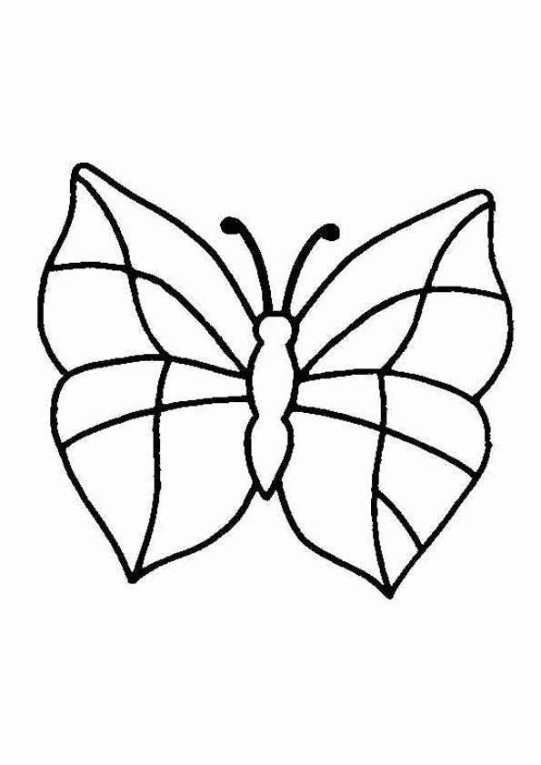 Coloriage Papillon 5 Sur Hugolescargot intérieur Papillon En Coloriage 