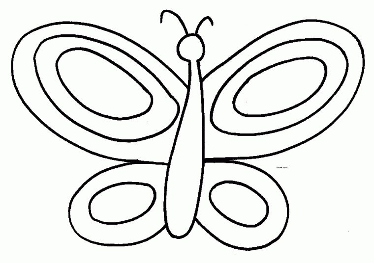 Coloriage Papillon Simple Cool Image 99 Dessins De concernant Coloriage Papillon Simple