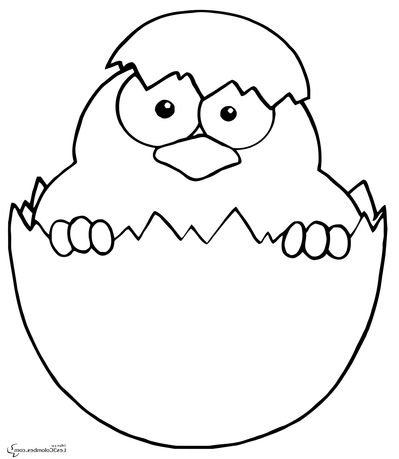 Coloriage Paques Poussin Inspirant Stock Dessin Poussin intérieur Coloriage Poussin 