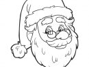 Coloriage Père Noël Avec Des Lunettes À Imprimer tout Dora Pere Noel