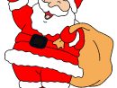 Coloriage Père Noël Et Sa Hotte - Sans Dépasser à Dessiner Le Père Noël