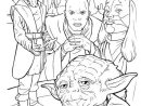 Coloriage Personnages De Star Wars Yoda Dessin Star Wars À tout Dessin À Imprimer De Star Wars