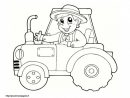 Coloriage Petit Enfant Sur Tracteur Dessin Gratuit À Imprimer dedans Dessin Animé Avec Tracteur