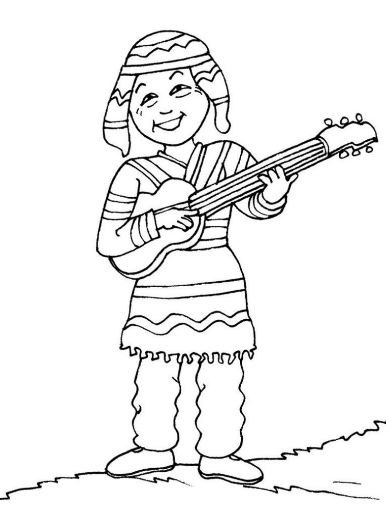 Coloriage Petit Inca 16 – Coloriage Enfants Garcons Incas dedans Imprimé Dessin