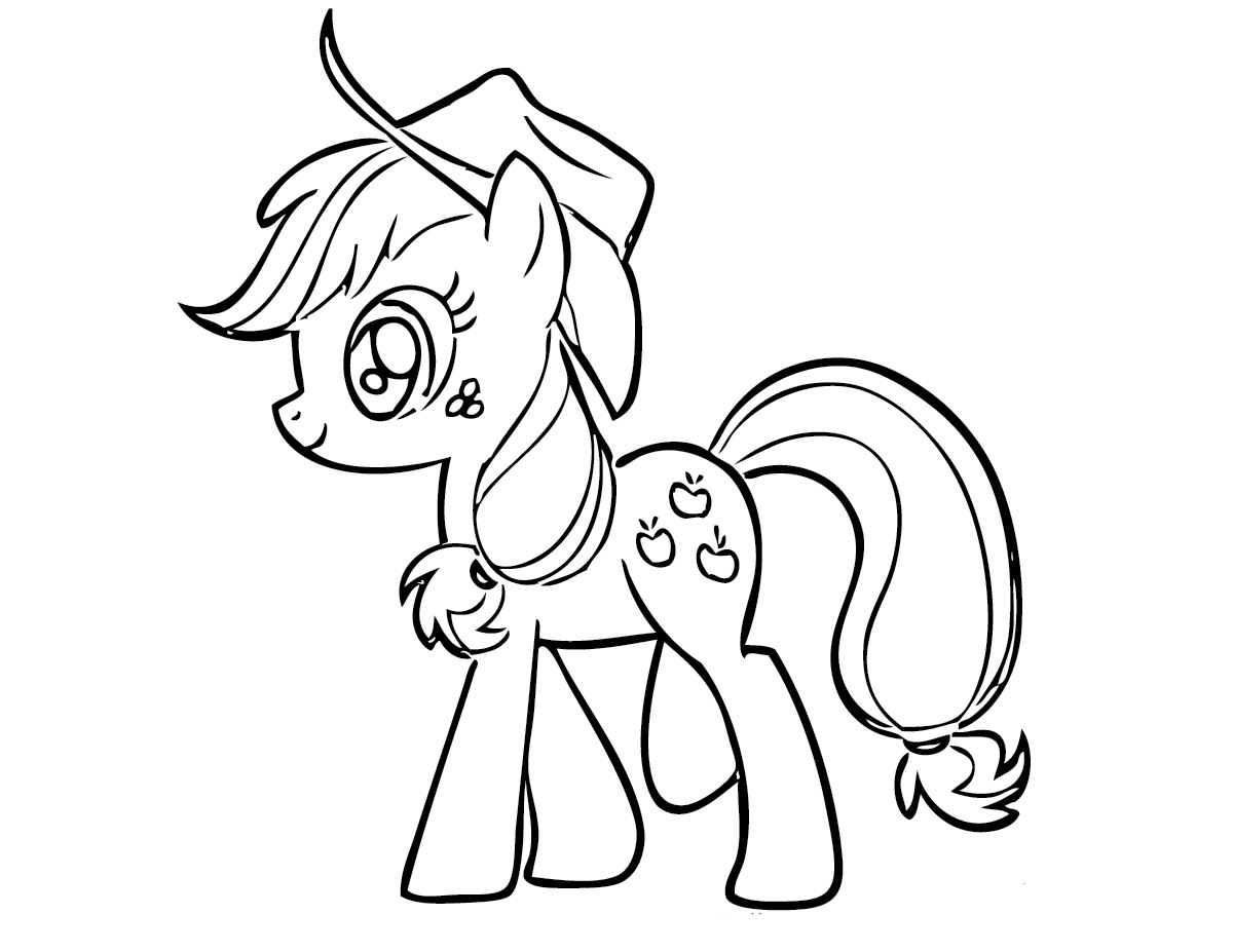 Coloriage Petit Poney #42208 (Dessins Animés) - Album De destiné Petit Poney Dessin 