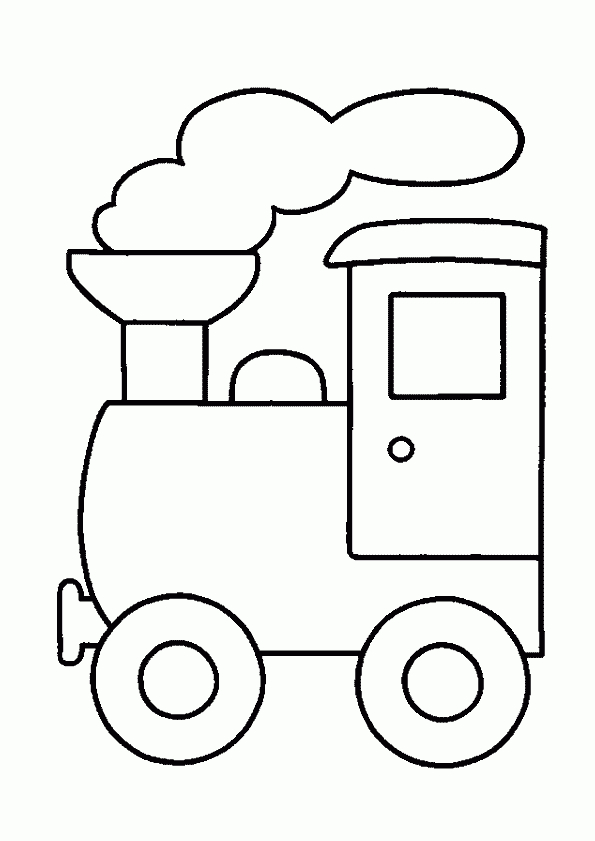 Coloriage Petits Trains Sur Hugolescargot concernant Train Coloriage 