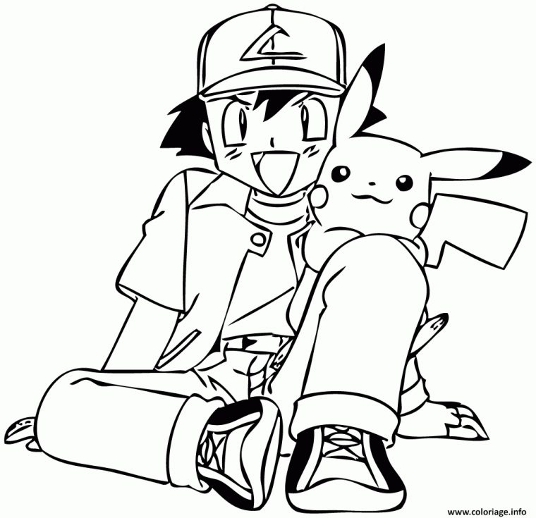 Coloriage Pikachu 25 Dessin Pikachu À Imprimer tout Coloriage Pikachu