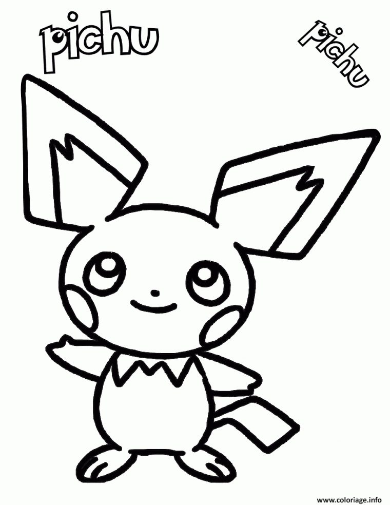 Coloriage Pikachu 32 Dessin Pikachu À Imprimer serapportantà Coloriage Pikachu