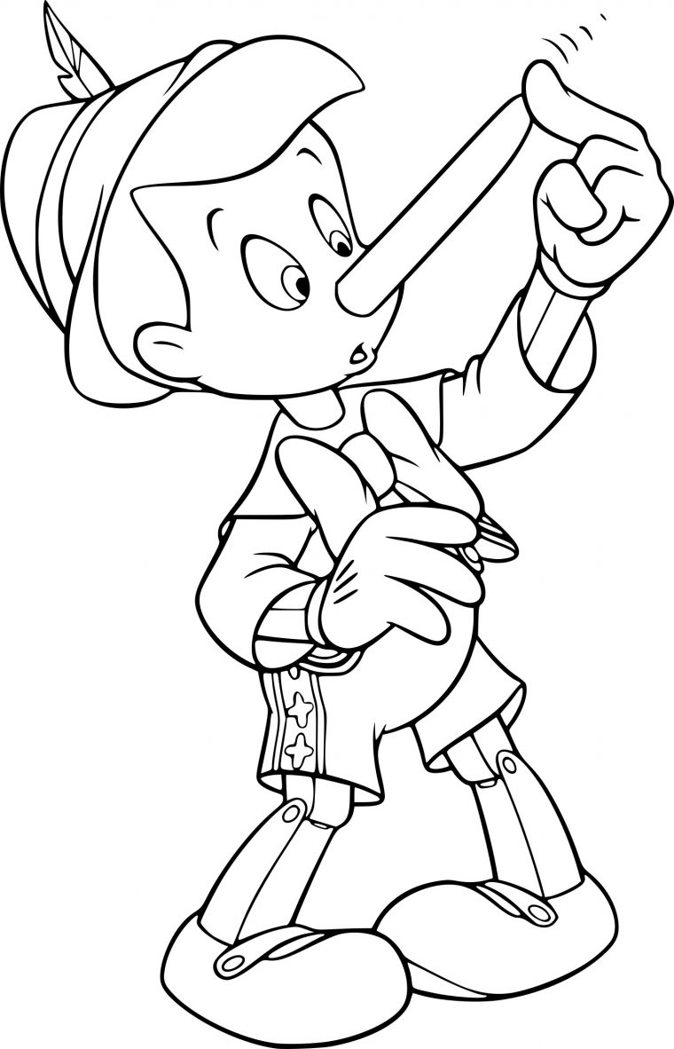 Coloriage Pinocchio Disney À Imprimer avec Coloriage À Faire