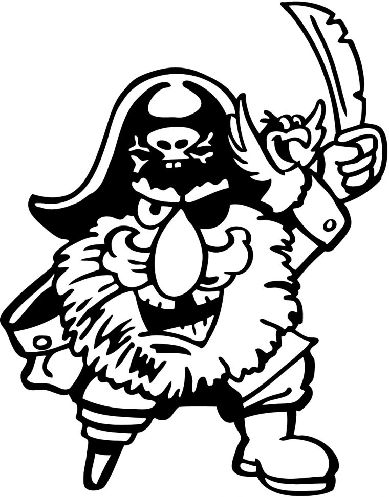 Coloriage Pirate #105007 (Personnages) – Album De Coloriages pour Dessin De Pirate