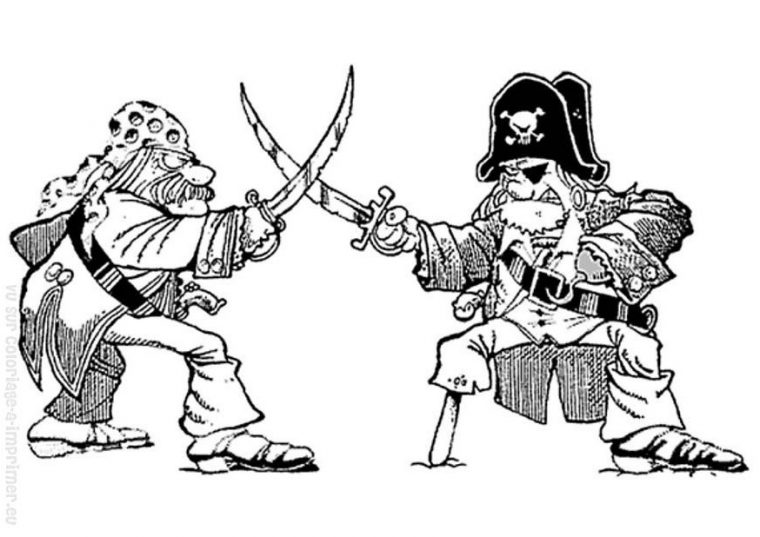 Coloriage Pirate À Imprimer Pour Les Enfants – Cp21251 à Dessin À Imprimer Pirate