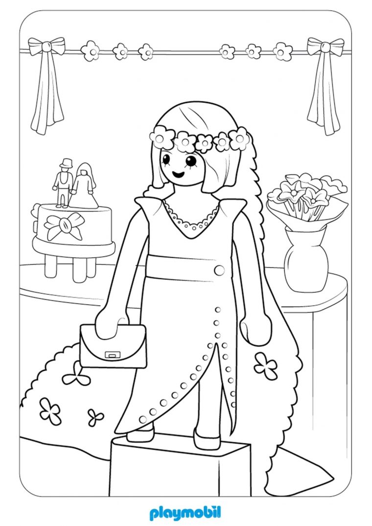 Coloriage Playmobil. 100 Images Pour Imprimer Gratuitement à Coloriage Playmobil Pompier