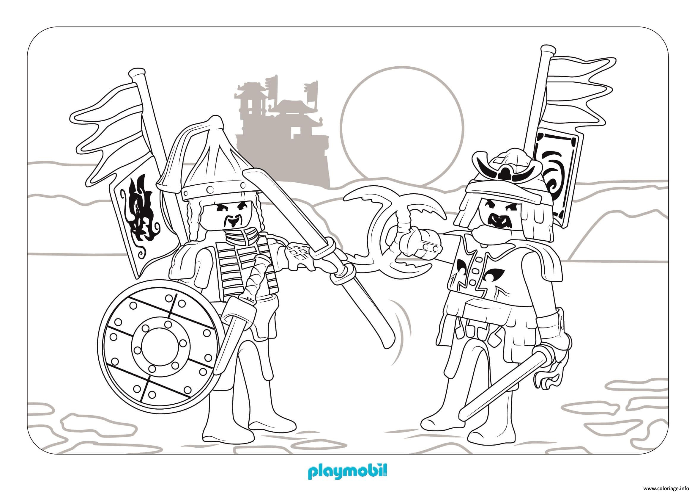 Coloriage Playmobil Au Pays Des Dragons 3 Dessin Playmobil concernant Coloriage Playmobil Pirate 