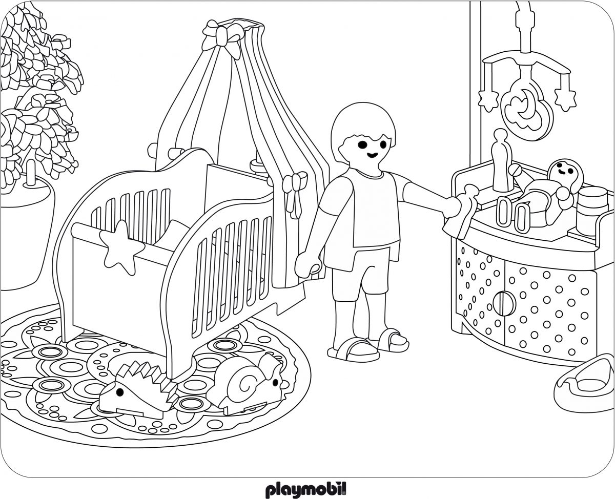 Coloriage Playmobil Jouet À Imprimer avec Dessin Jouets