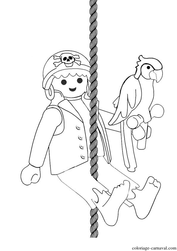 Coloriage Playmobil Pirate Dessin Gratuit - Coloriage Carnaval à Coloriage Playmobil 