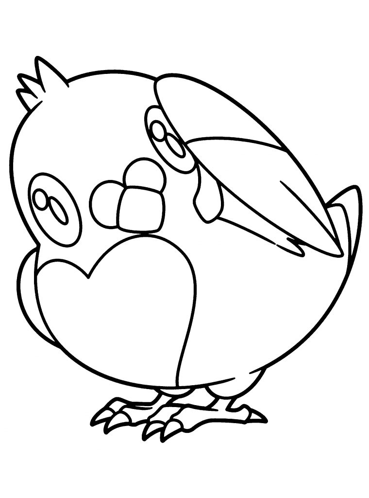 Coloriage Poichigeon Pokemon À Imprimer encequiconcerne Coloriage Normal