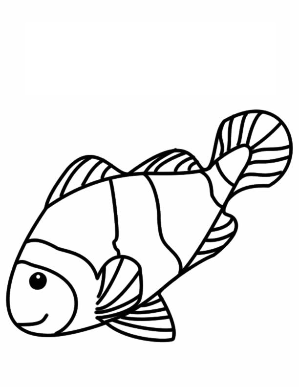 Coloriage Poisson #17038 (Animaux) - Album De Coloriages dedans Poisson Coloriage 