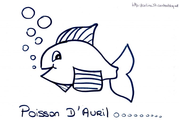 Coloriage Poisson D Avril encequiconcerne Dessins Poissons D Avril Imprimer