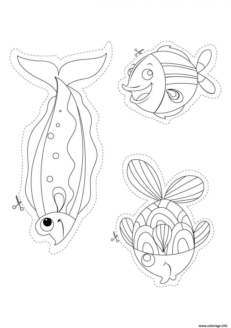 Coloriage Poisson D Avril Poissons A Colorier 2 Dessin destiné Poisson D Avril A Colorier