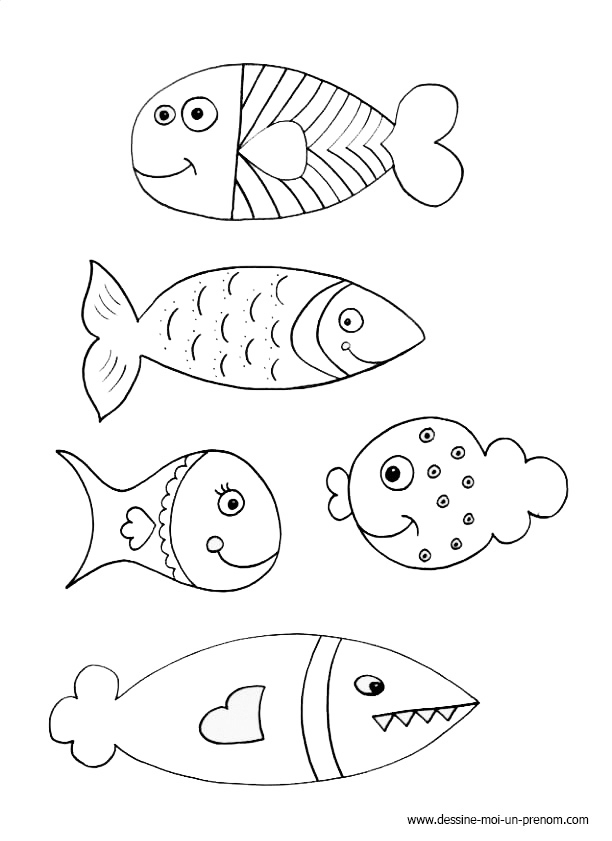 Coloriage Poisson D&amp;#039;Avril Gratuit À Imprimer Et Colorier dedans Poisson D Avril A Colorier 