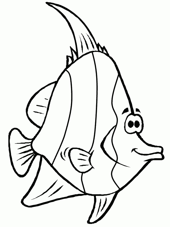 Coloriage Poissons 120 serapportantà Poisson Coloriage 