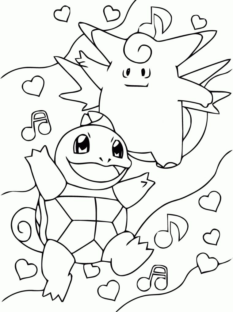 Coloriage Pokemon Heureux À Imprimer intérieur Dessin Pokemon A Imprimer