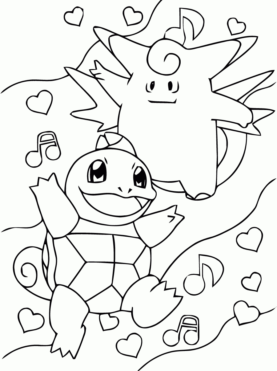 Coloriage Pokemon Heureux À Imprimer intérieur Dessin Pokemon A Imprimer 