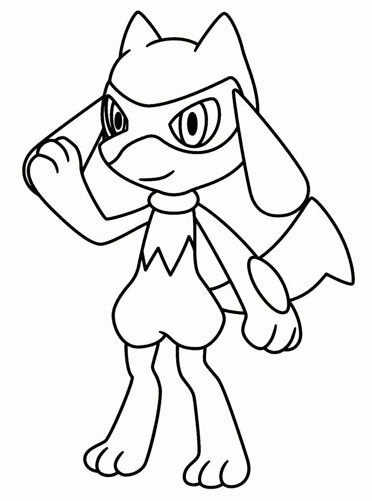 Coloriage Pokemon Lucario – Coloriage Lucario Pokemon En tout Coloriage En Ligne Pokemon