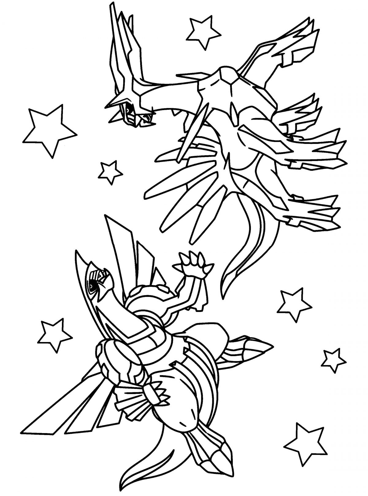 Coloriage Pokemon Palkia A Imprimer - Gratuit Coloriage avec Coloriage Gratuit A Colorier