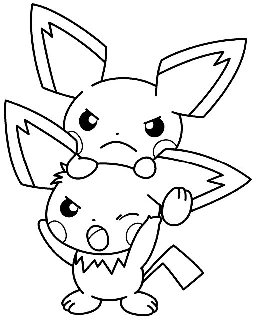 Coloriage Pokémon Pikachu Dessin Gratuit À Imprimer pour Coloriage Pikachu A Imprimer Gratuit 