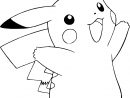 Coloriage Pokemon Pikachu Fait Salut À Imprimer Gratuit tout Coloriage Pikachu