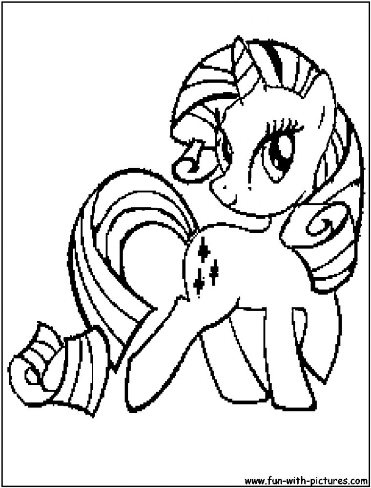 Coloriage Poney #17908 (Animaux) – Album De Coloriages intérieur Poney Dessin