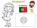 Coloriage Portugal - Les Pays Du Monde - Un Anniversaire En Or pour Portugal Dessin