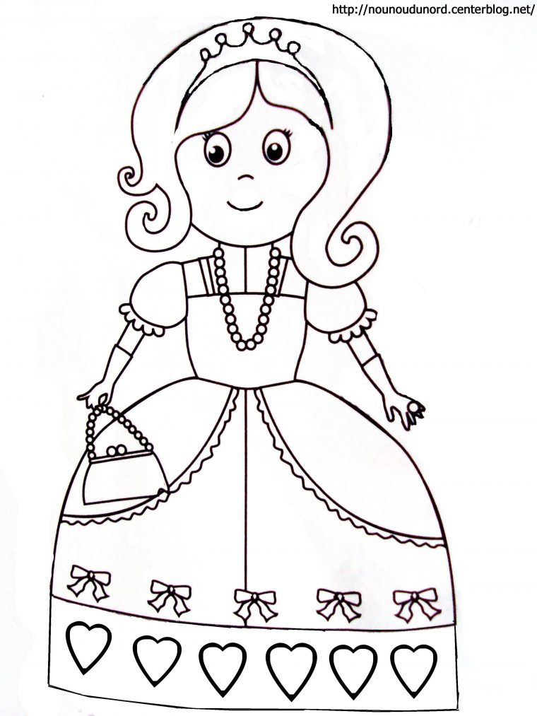 Coloriage Princesse A Imprimer dedans Coloriages Princesses Gratuits À Imprimer