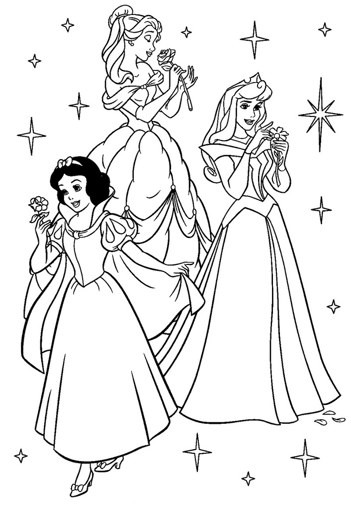 Coloriage Princesse À Imprimer (Disney, Reine Des Neiges, ) concernant Coloriage À Imprimer Princesse Disney 