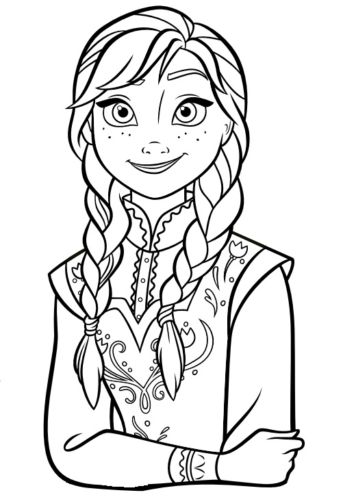 Coloriage Princesse À Imprimer Gratuit - 1  Frozen destiné Coloriage Princesse Disney 