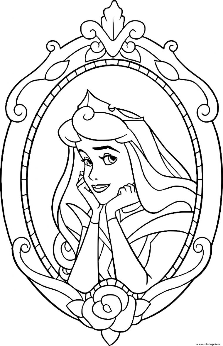 Coloriage Princesse Aurore De La Belle Au Bois Dormant encequiconcerne Dessin De A Imprimer