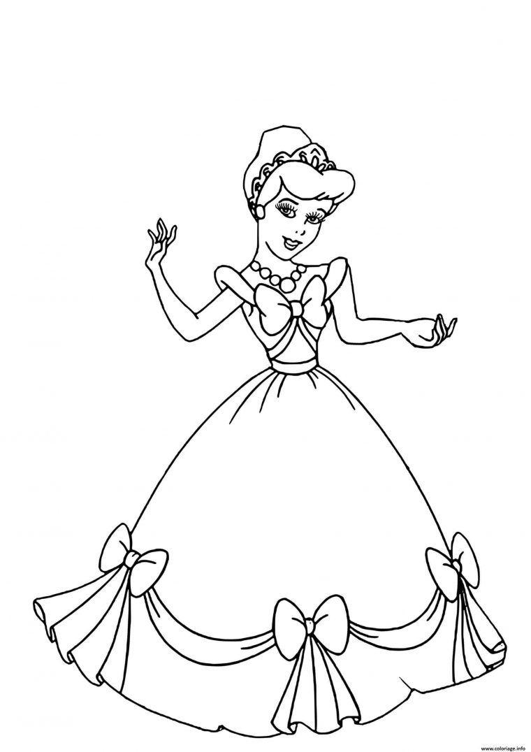 Coloriage Princesse Aurore Quand Elle Etait Une Petite à Coloriage À Imprimer Princesse Disney