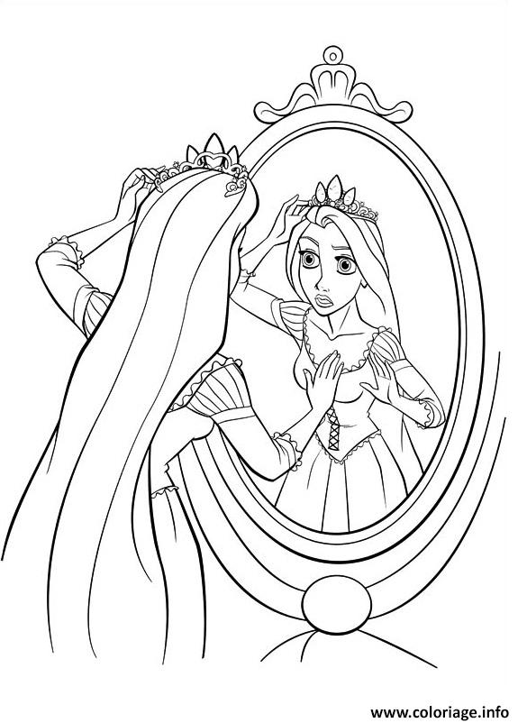 Coloriage Princesse Raiponce 10579 Dessin Princesse À Imprimer pour Coloriage Reponce 